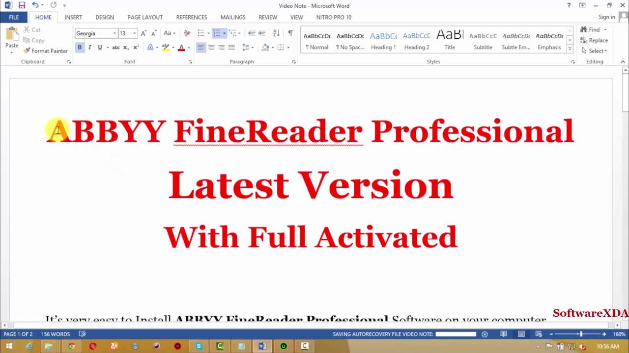 ABBYY FineReader 16.0.14.7295 for ios instal